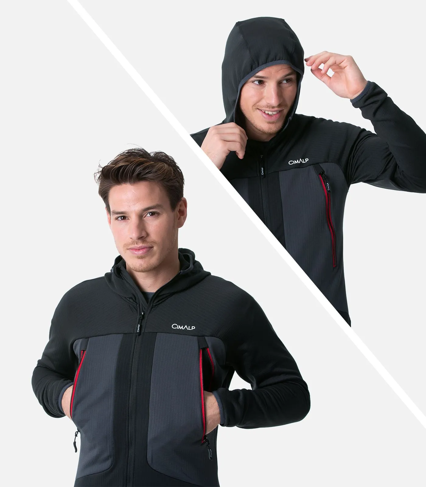 WHYMPER- Uomo Pile in tessuto CIMAGRID®