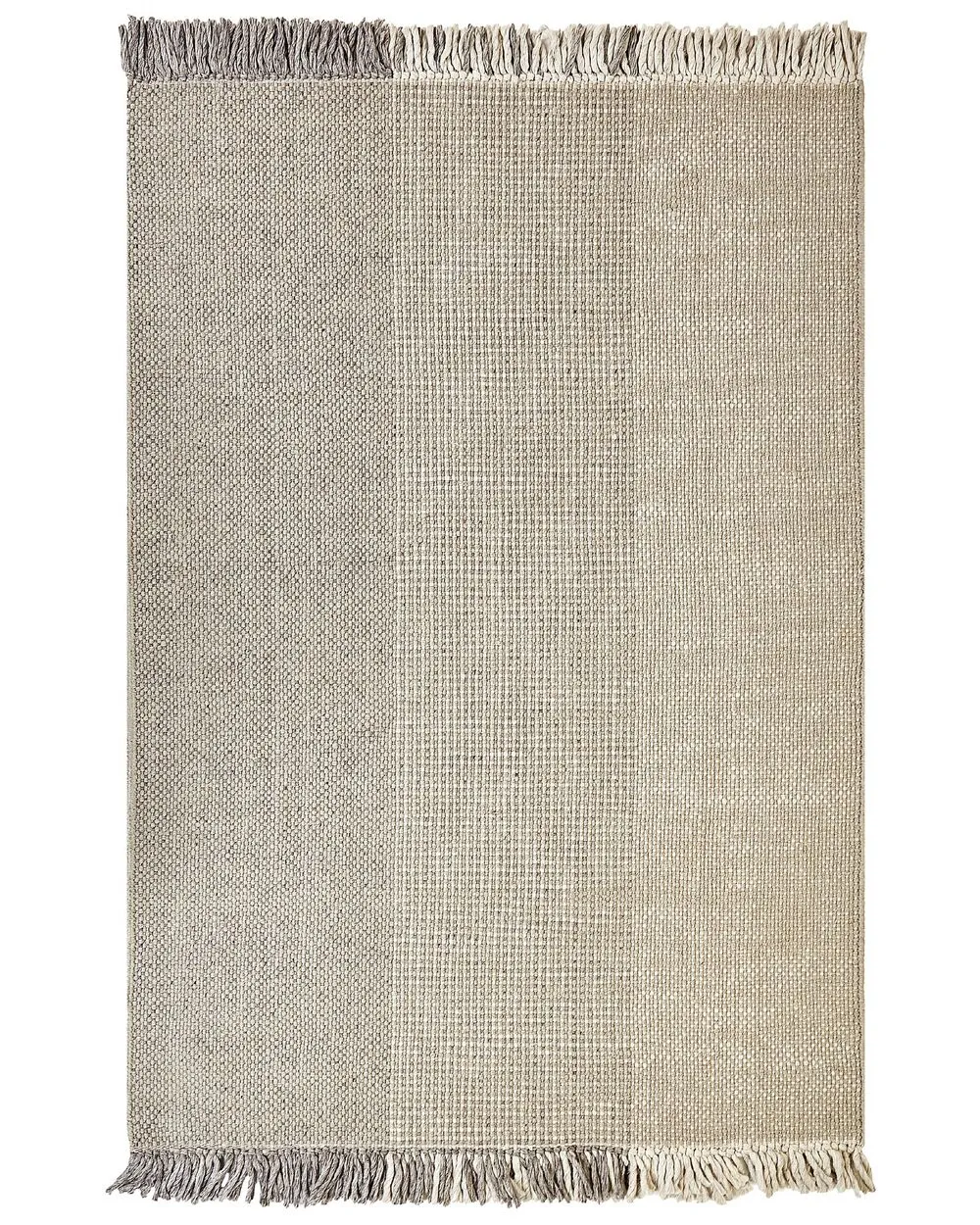 Wool Area Rug 140 x 200 cm Grey TEKELER