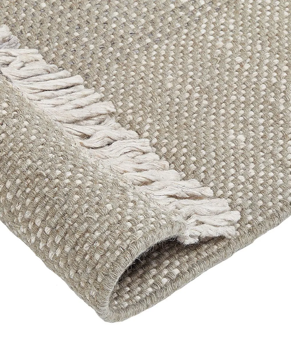 Wool Area Rug 140 x 200 cm Grey TEKELER