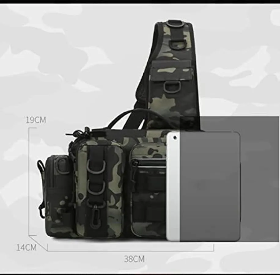 YAOYAOLING Borsa per attrezzatura da pesca, borsa tattica per attrezzatura da pesca, zaino da pesca, borsa per attrezzi da pesca