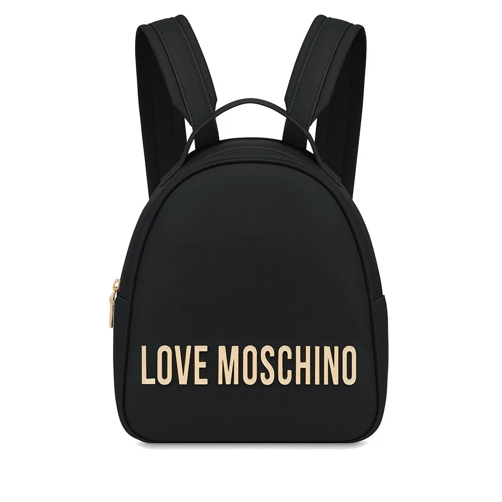 Zaino Donna Small LOVE MOSCHINO linea Maxi Lettering Nero