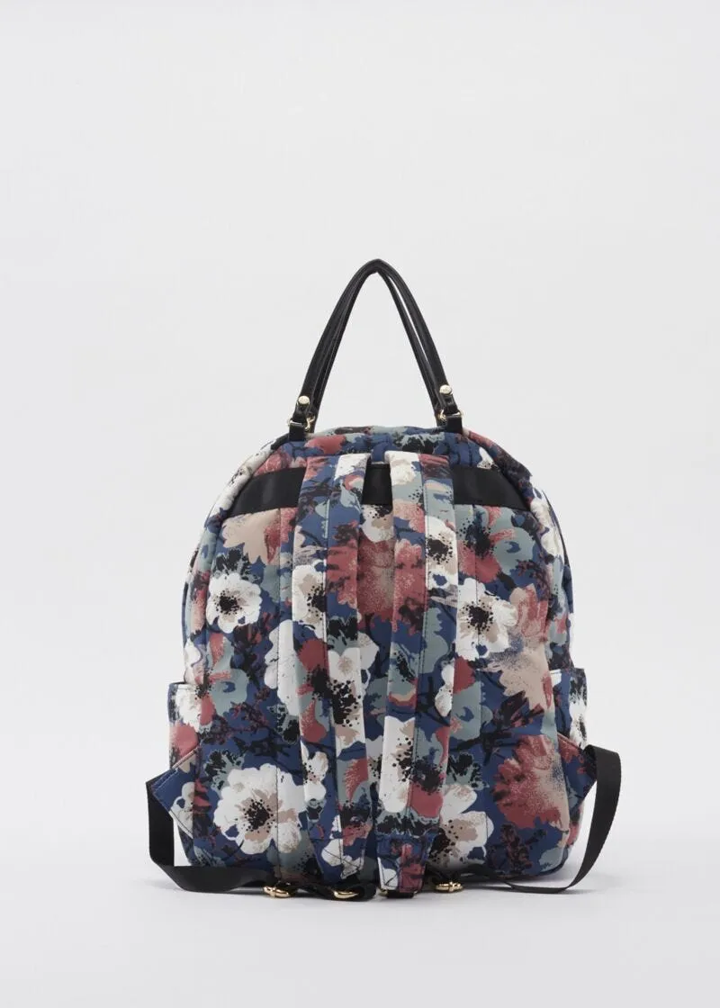 Zaino in nylon floreale