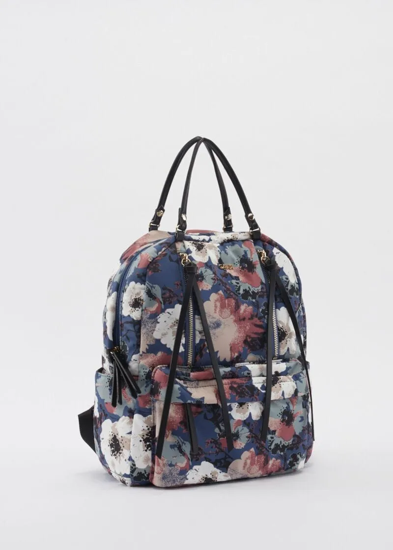 Zaino in nylon floreale